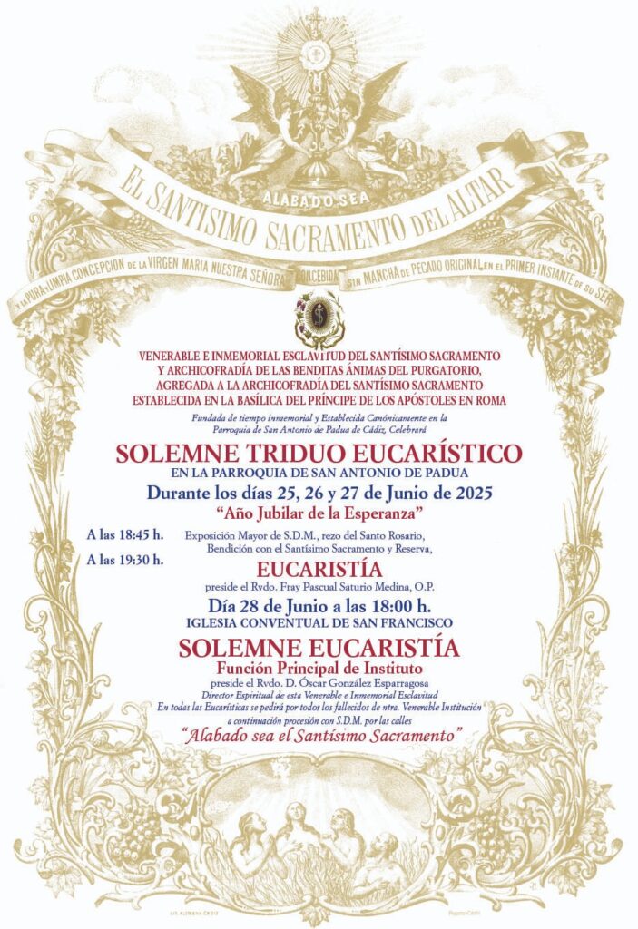 triduo ecucarístico
